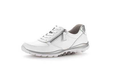 Gabor Comfort Sneaker Low - Weiß Glattleder