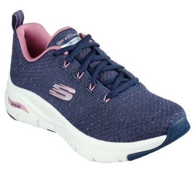 Skechers Arch Fit - Glee For All - Navy / Pink Textil