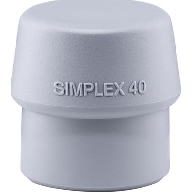 HALDER Simplex Ersatzeinsatz TPE-mid grau 40mm