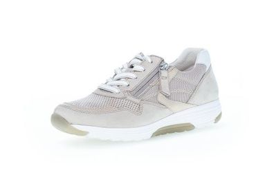 Gabor Comfort Sneaker - Beige Leder/ Synthetik