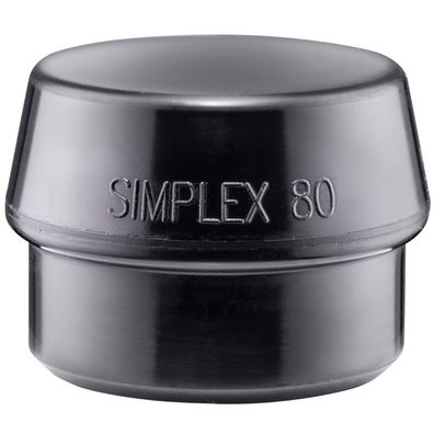 HALDER Simplex Ersatzeinsatz Gummikomposition schwarz 80mm