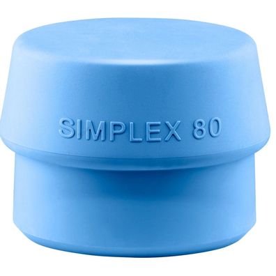 HALDER Simplex Ersatzeinsatz TPE-soft blau 80mm