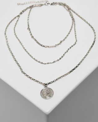 Urban Classics Kette Layering Amulet Necklace Silver