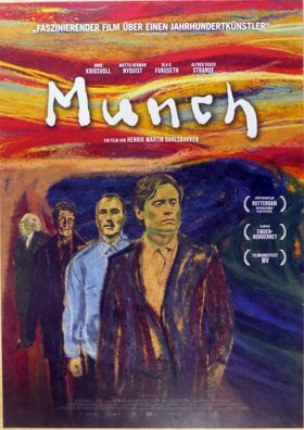 Munch - Original Kinoplakat A1 - Hauptmotiv - Alfred Ekker Strande - Filmposter