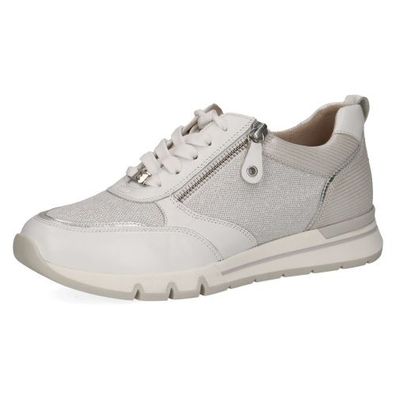 Caprice Sneaker - Weiß / Silber Leder/ Synthetik