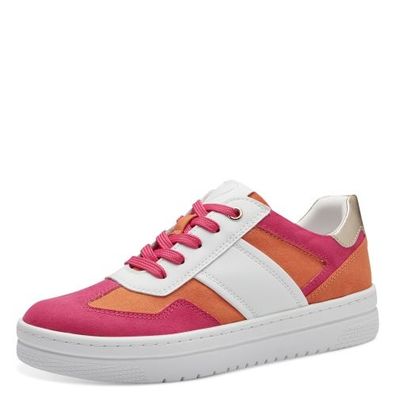 Sneaker - Weiß / Pink Textil/ Synthetik