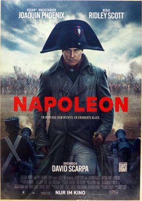 Napoleon - Original Kinoplakat A1 - Joaquin Phoenix, Ridley Scott - Filmposter