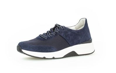 Gabor Shoes Sneaker Low - Blau Leder/ Synthetik