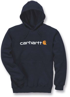 Carhartt Sweatshirt Signature Logo Midweight Sweatshirt New Navy