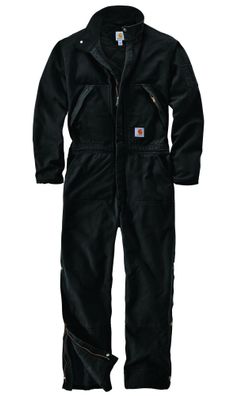 Carhartt Washed Duck Insulated Coverall Black