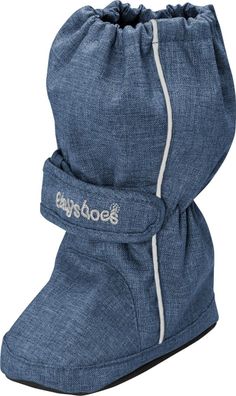 Playshoes Kinder Winterschuh Thermo Bootie Jeansblau
