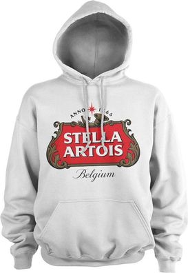 Stella Artois Belgium Logo Hoodie White