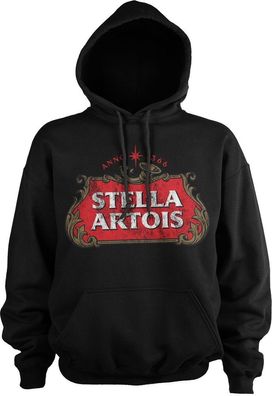 Stella Artois Washed Logo Hoodie Black
