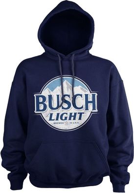 Busch Light Washed Label Hoodie Navy