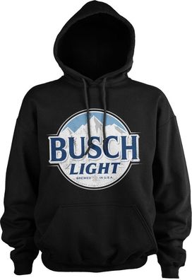 Busch Light Washed Label Hoodie Black
