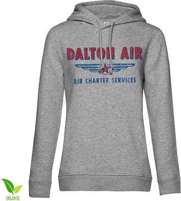 MacGyver Daltons Air Charter Service Girls Hoodie Damen Heather-Grey