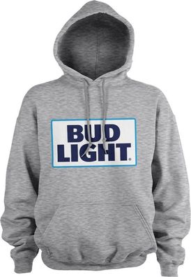 Budweiser Bud Light Logo Hoodie Heather-Grey