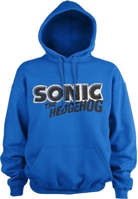 Sonic The Hedgehog Classic Logo Hoodie Blue
