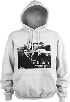 Blues Brothers Photo Hoodie White