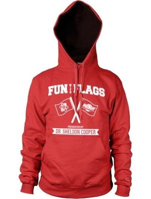 The Big Bang Theory Fun With Flags Hoodie Red