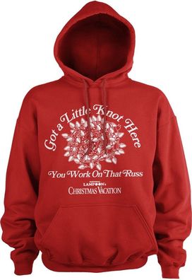 National Lampoon's Christmas Vacation Got a Little Knot Here Hoodie Red