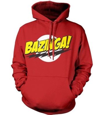 The Big Bang Theory Bazinga Super Logo Hoodie Red