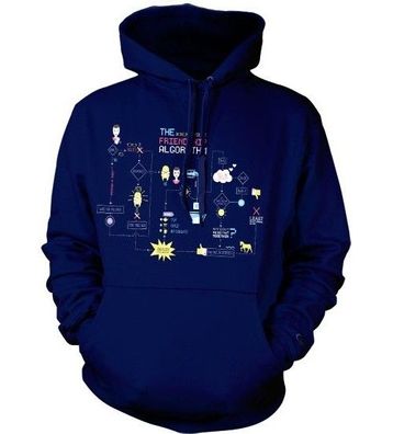 The Big Bang Theory The Friendship Minions Algorithm Hoodie Navy