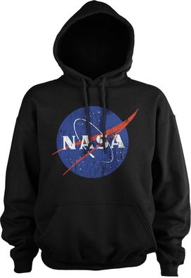 NASA Washed Insignia Hoodie Black