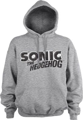 Sonic The Hedgehog Classic Logo Hoodie Heather-Grey