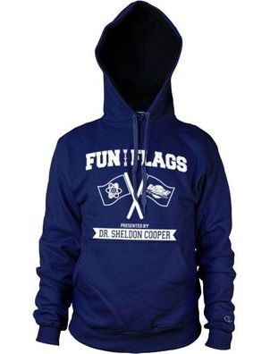 The Big Bang Theory Fun With Flags Hoodie Navy