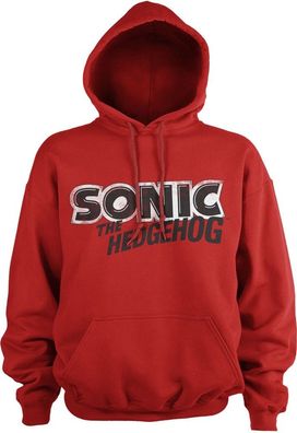 Sonic The Hedgehog Classic Logo Hoodie Red