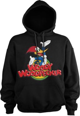 Woody Woodpecker Classic Logo Hoodie Black