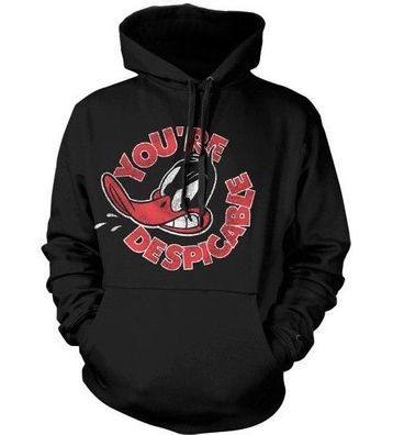 Looney Tunes Daffy Duck You're Despicable Hoodie Black