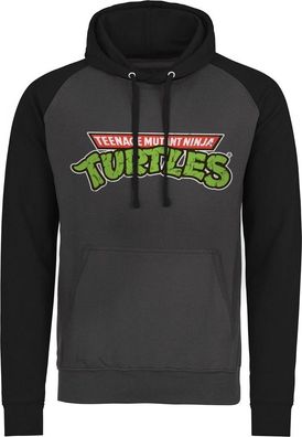 Teenage Mutant Ninja Turtles Classic Logo Baseball Hoodie Dark-Grey-Black