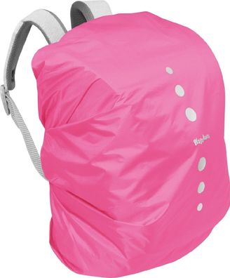 Playshoes Kinder Regenhülle für Rucksack Pink