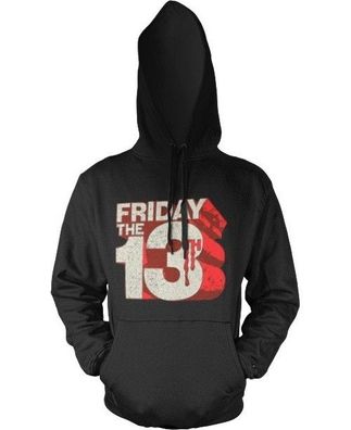 Friday The 13th Block Logo Hoodie Black