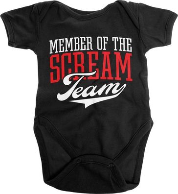 Hybris Member Of The Scream Team Baby Body Kinder Black