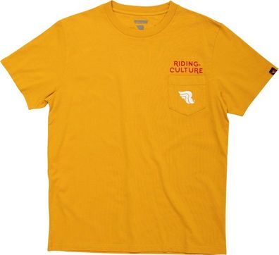 Riding Culture by Rokker T-Shirt Ride More WP Yellow