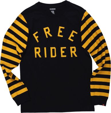 Riding Culture by Rokker Longsleeve Free Rider Yellow/ Black