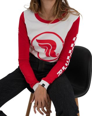 Riding Culture by Rokker Longsleeve Circle L/ S Lady White/ Red