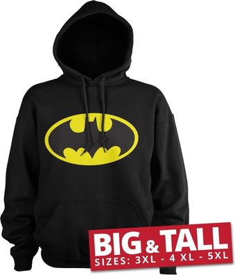 Batman Signal Logo Big & Tall Hoodie Black