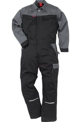 Kansas Industrie-Overall Icon Two Overall 8612 LUXE Schwarz/ Grau