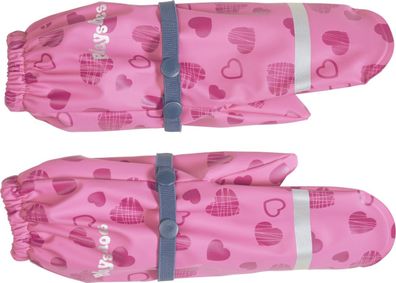 Playshoes Kinder Matschhandschuh mit Fleece-Futter Herzchen Pink