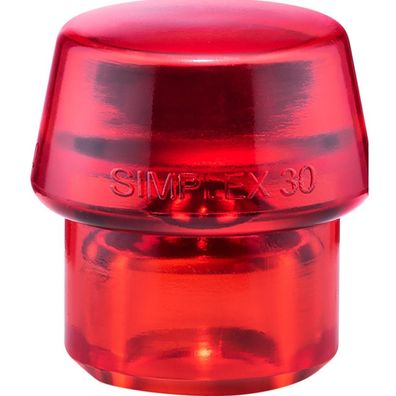 HALDER Simplex Ersatzeinsatz Plastik rot 30mm
