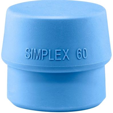 HALDER Simplex Ersatzeinsatz TPE-soft blau 60mm