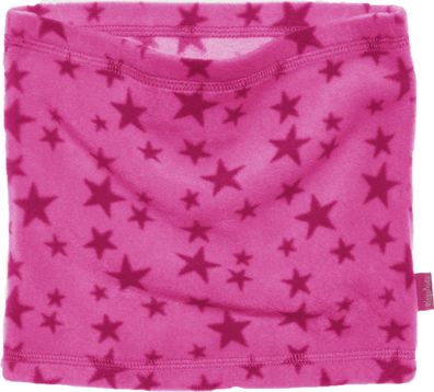 Playshoes Kinder Fleece-Schlauchschal Sterne Pink