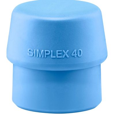 HALDER Simplex Ersatzeinsatz TPE-soft blau 40mm