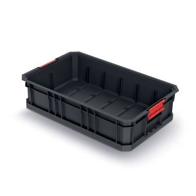 Kiste Organizer Werkzeugbox Toolbox Modular Solution 327x520x125 Schwarz