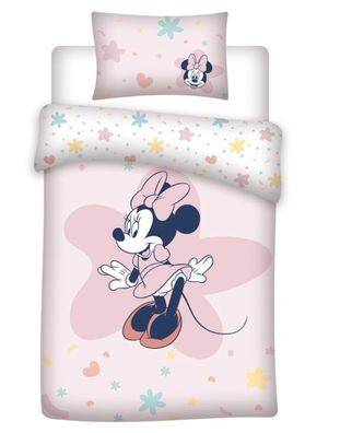 Disney Bettwäsche Minnie Mouse Babybettwäsche 100 x 135 cm