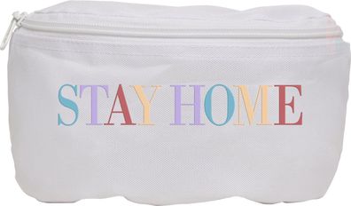 Mister Tee Bauchtasche Stay Home Hip Bag White